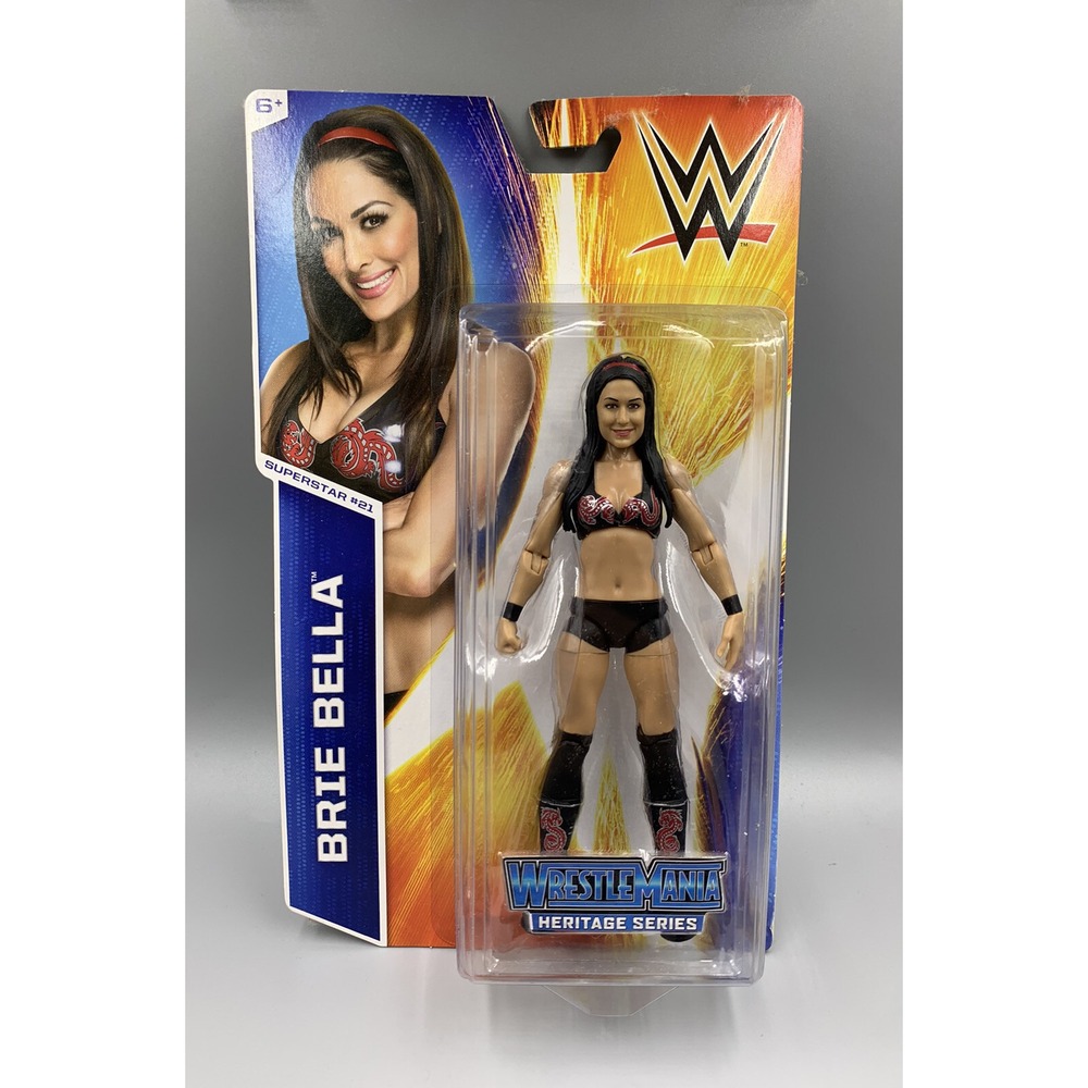 WWE Brie Bella Mattel Women Diva Superstar 21 WrestleMania Heritage NEW